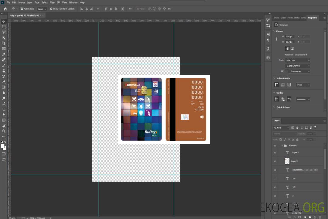 Inde Icici Bank RuPay carte de crédit verticale template Inde Icici Bank RuPay carte de crédit verticale template